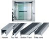 Semi-Frameless Sliding KD Shower Door Kits For 60 inch High for 3/8 inch Glass