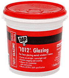 CRL Gray DAPÂ® '1012'Â® Glazing Metal Sash Putty - Gallon CRL 1012GL