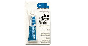 Clear Silicone Sealant in 3 Fl. Oz. Squeeze Tubes - CRL 22C