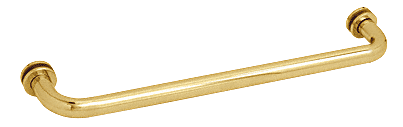 CRL Polished Brass 20" BM Series Tubular Single-Sided Towel Bar CRL BM20BR