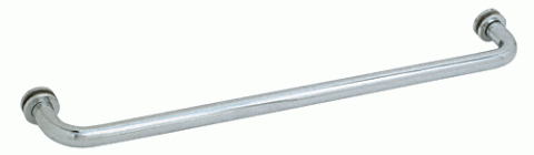 30 inch Brushed Satin Chrome (BM Series) Tubular Single-Sided Towel Bar - CRL BM30BSC