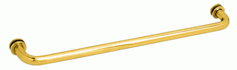 30 inch Gold Plated (BM Series) Tubular Single-Sided Towel Bar - CRL BM30GP