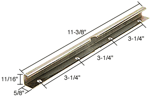 11-3/8 inch Window Casement Operator Channel Guide - CRL H3530