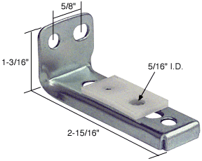 Bi-Fold Door Bottom Pivot Bracket for Acme - CRL N6543