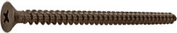 Oil Rubbed Bronze #10 x 3" Wall Mounting Flat Head Phillips Sheet Metal Screw - CRL P103ORB Pack of 10