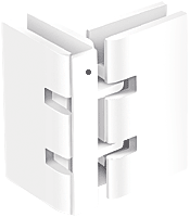 CRL Concord 090 Series White 90 Degrees Glass-to-Glass Hinge - CRL SDH090W
