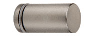 Cylinder Style Brushed Nickel Single-Sided Shower Door Knob - CRL SDK212BN