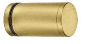 Cylinder Style Satin Brass Single-Sided Shower Door Knob - CRL SDK212SB