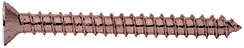 Antique Brushed Copper #10 x 2 inch Wall Mounting Flat Head Phillips Sheet Metal Screw - CRL P102ABCO, Pack of 10