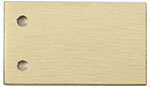 22 inch Acrylic Towel Bar, 10 inch Handle Combo - Satin Brass - USH TBA-1022C-SB