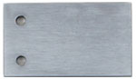 28 inch x 1 inch Acrylic Towel Bar - Satin Chrome - USH TBA-28SM-SC