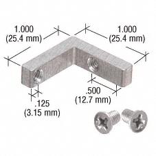 CRL Lower Corner and Screws for Fixed Glass Frame - D658WS