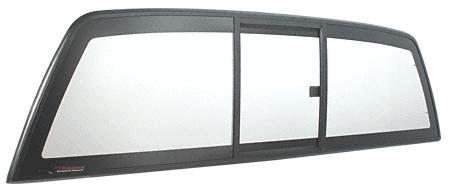 CRL Tri-Vent Three Panel "Perfect Fit" Slider with Light Gray Glass 2004+ Ford F-150 - ECT994LT