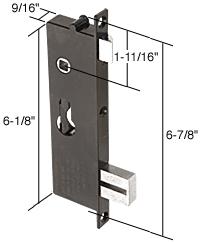 CRL Screen and Storm Door Mortise Lock Insert With 6-7/8" Screw Holes - K5064_OS