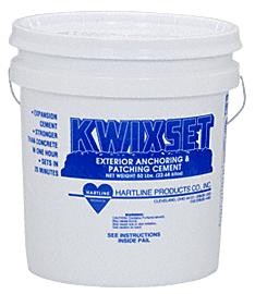 CRL Kwixset® Cement - 50 Pound Plastic Pail - KWX50