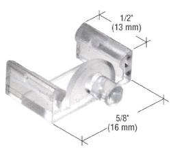 CRL Clear 5/8" x 1/2" Window Grid Retainers - Carded - L5839