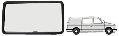 CRL Fixed Window - Side Door 1985-1995 Dodge Caravan/Plymouth Voyager 33-15/16" x 17-7/8" - VW40235R